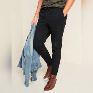 Old Navy Large Black Twill Joggers